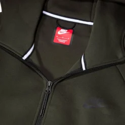 Nike Tech Fleece Windrunner vest heren sequoia medium olive black< Truien & Vesten