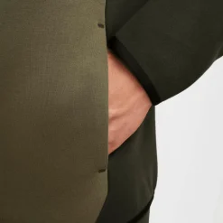 Nike Tech Fleece Windrunner vest heren sequoia medium olive black< Truien & Vesten