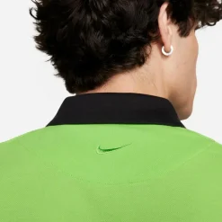 Tenniskleding-Nike The Rafa tennispolo heren action green light  lemon twist