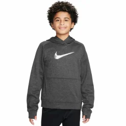 Sport Trui-Nike Therma-FIT Multi+ hoodie junioren black anthracite  white