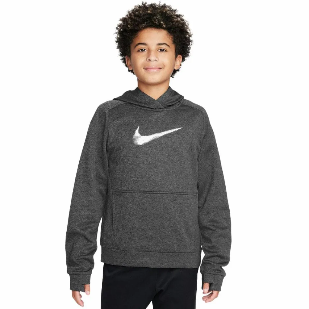 Sport Trui-Nike Therma-FIT Multi+ hoodie junioren black anthracite white
