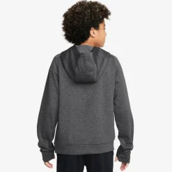 Sport Trui-Nike Therma-FIT Multi+ hoodie junioren black anthracite  white