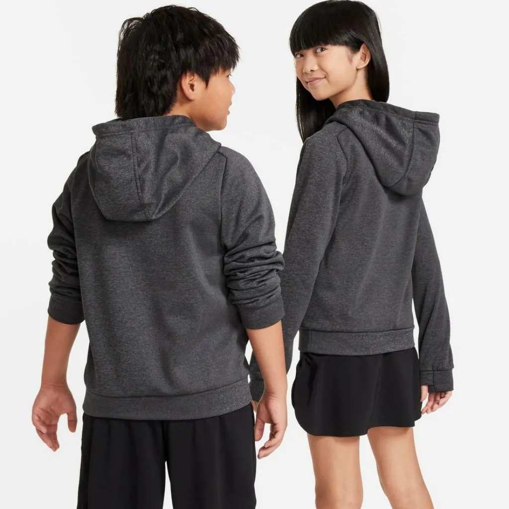 Sport Trui-Nike Therma-FIT Multi+ hoodie junioren black anthracite white