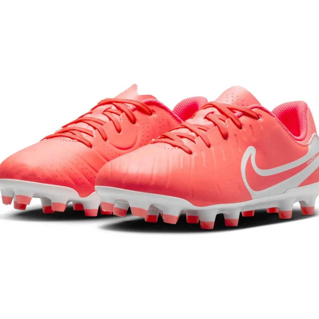 Voetbalschoenen-Nike Tiempo Legend 10 Academy FG AG voetbalschoenen junior hot lava white
