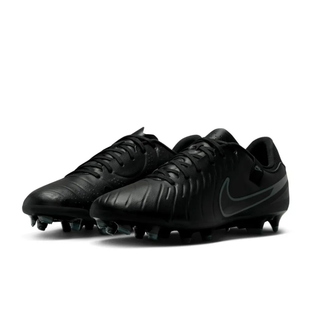 Nike Tiempo Legend 10 Academy FG voetbalschoenen heren black deep jungle< Voetbalschoenen