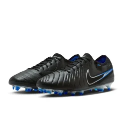 Nike Tiempo Legend 10 Elite voetbalschoenen heren zwart hyper royal chrome< Voetbalschoenen