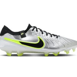 Voetbalschoenen-Nike Tiempo Legend 10 Elite FG voetbalschoenen heren metallic silcer volt black