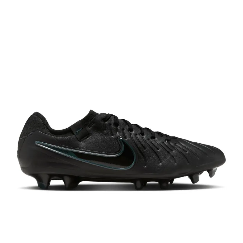 Nike Tiempo Legend 10 Pro FG voetbalschoenen heren black deep jungle< Voetbalschoenen