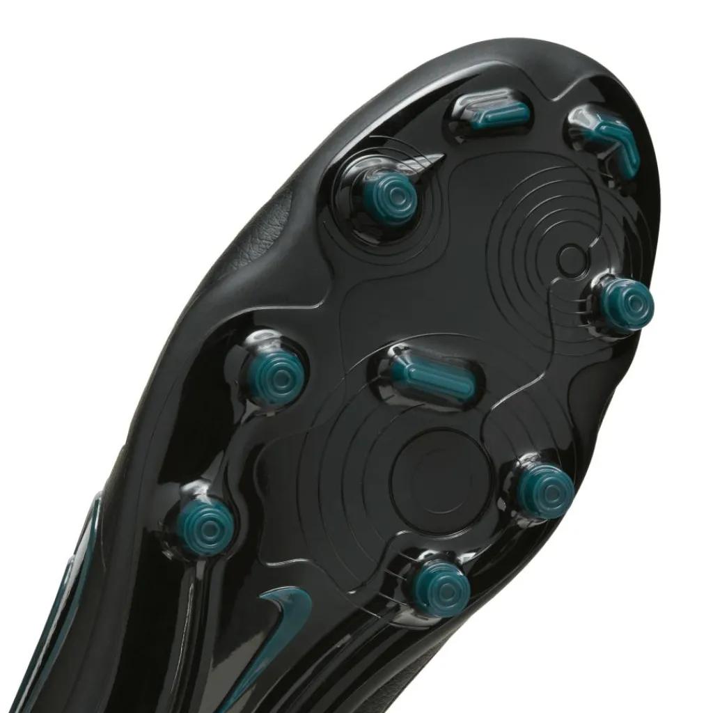 Nike Tiempo Legend 10 Pro FG voetbalschoenen heren black deep jungle< Voetbalschoenen