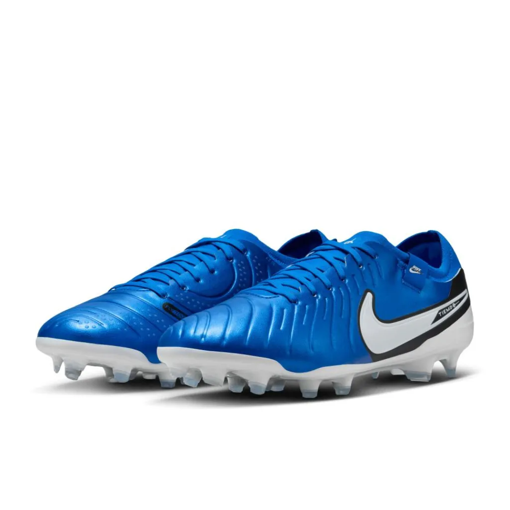 Nike Tiempo Legend 10 Pro FG voetbalschoenen heren signal blue white< Voetbalschoenen