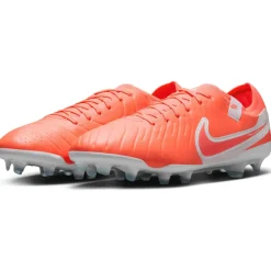 Nike Tiempo Legend 10 Pro FG voetbalschoenen hot lava white< Voetbalschoenen