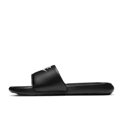 Badslippers|Slippers-Nike Victori One slippers heren black white