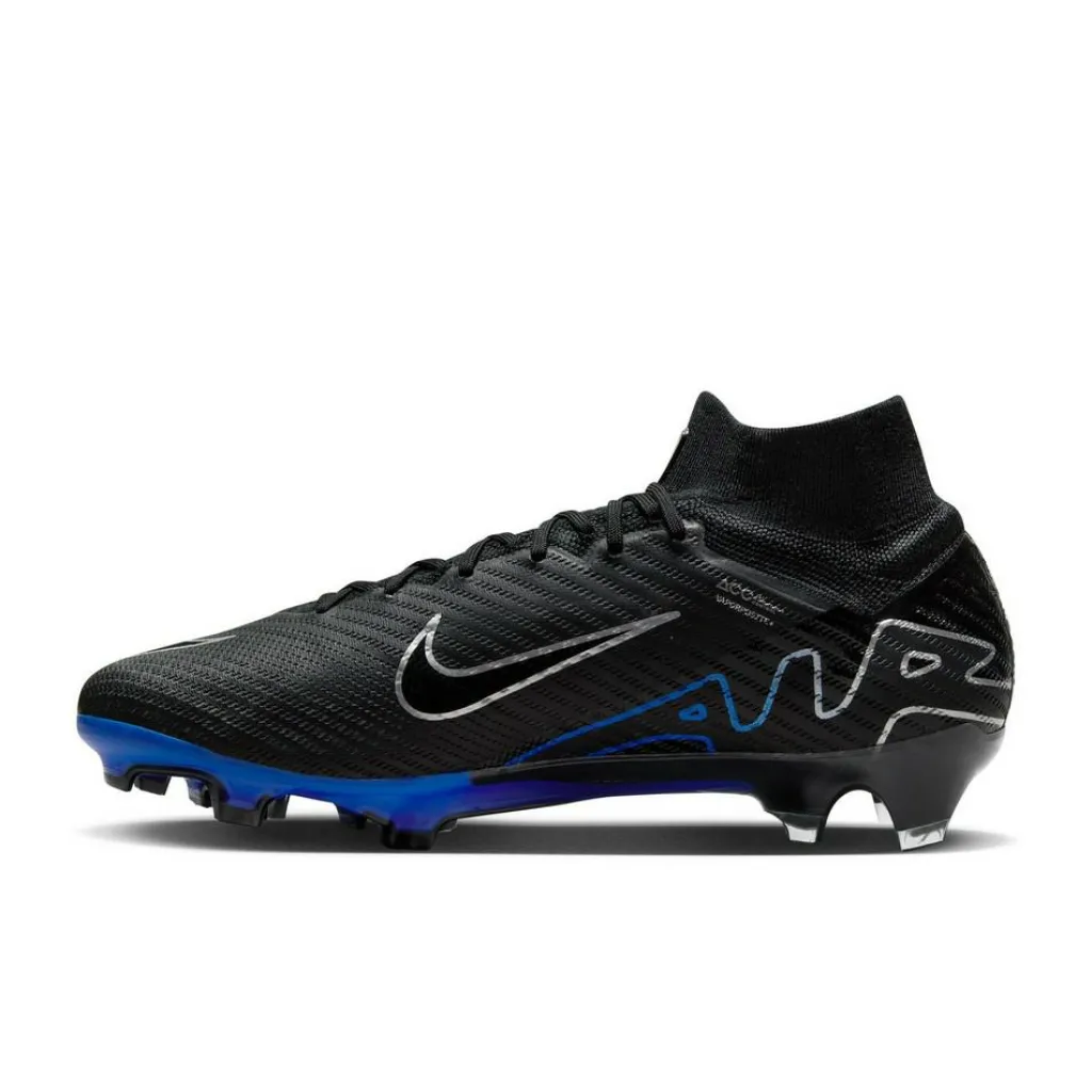 Nike Zoom Mercurial Superfly 9 Elite FG voetbalschoenen heren black hyper royal chrome< Voetbalschoenen