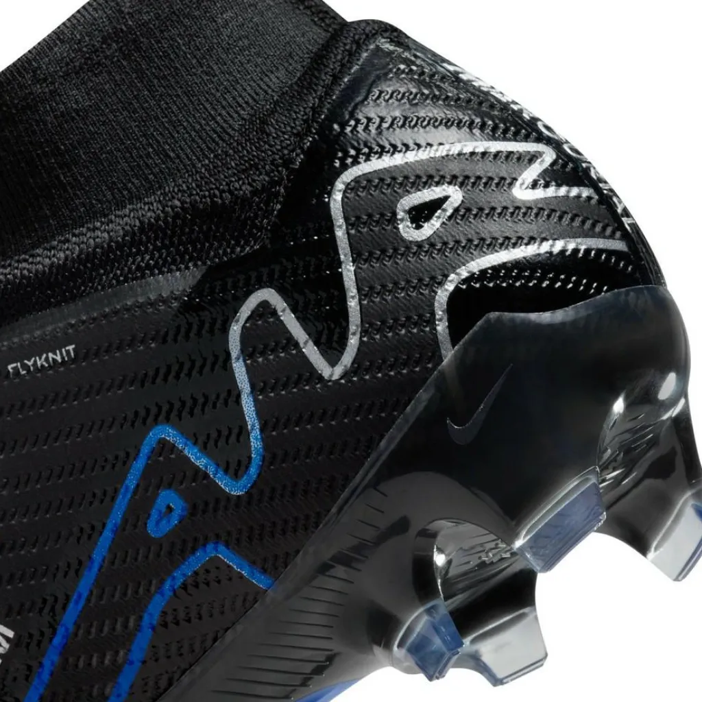 Nike Zoom Mercurial Superfly 9 Elite FG voetbalschoenen heren black hyper royal chrome< Voetbalschoenen
