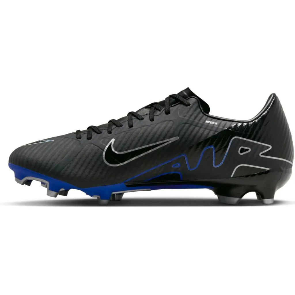 Nike Zoom Mercurial Vapor 15 Academy voetbalschoenen heren black chrome hyper royal< Voetbalschoenen