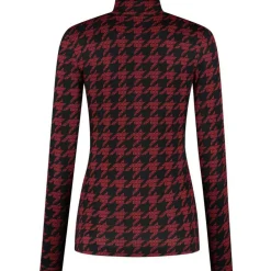 NIKKIE Geo Logo skipully dames red< Skipullies|Wintersport