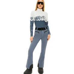 Skibroeken|Wintersport-NIKKIE Gracy skibroek dames dusty blue