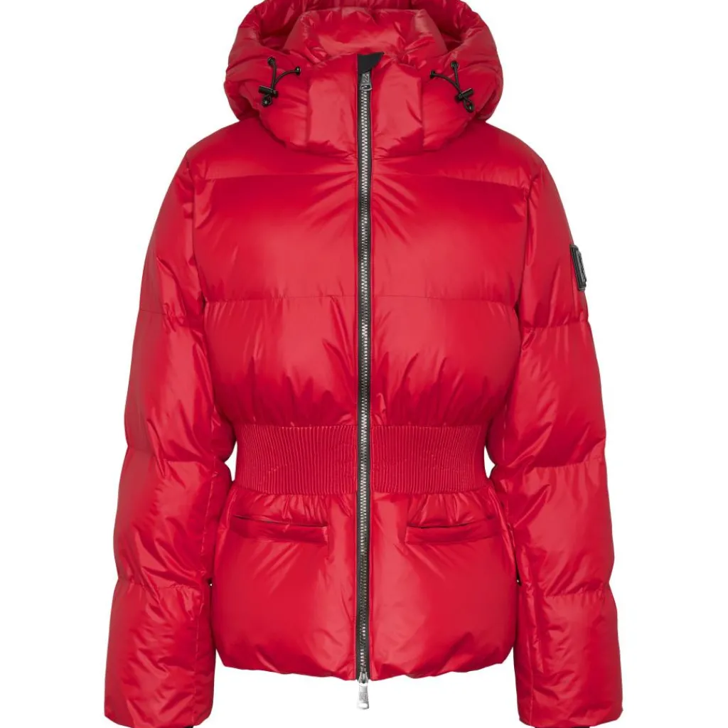 NIKKIE Nafferton winterjas dames racing red< Ski Jassen|Wintersport