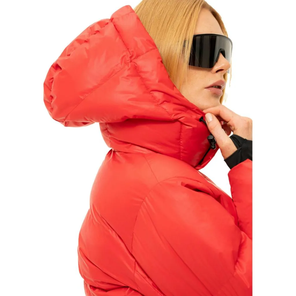 NIKKIE Nafferton winterjas dames racing red< Ski Jassen|Wintersport