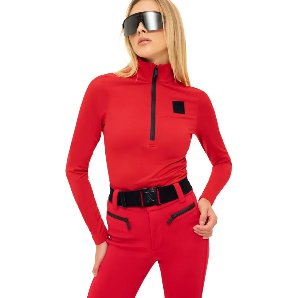 Skipullies|Wintersport-NIKKIE Nantes skipully dames racing red