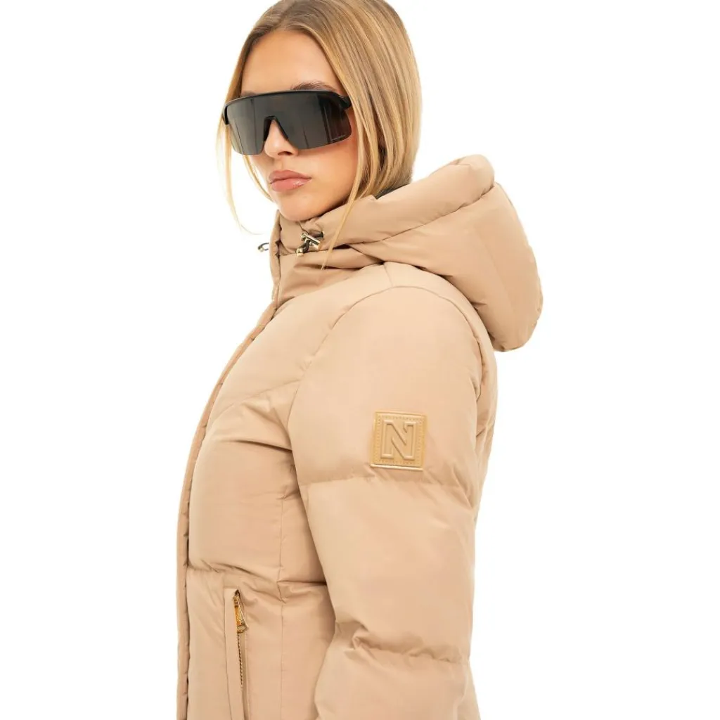 Ski Jassen|Wintersport-NIKKIE Nasher winterjas dames hummus