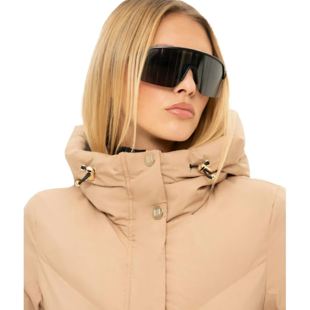 Ski Jassen|Wintersport-NIKKIE Nasher winterjas dames hummus