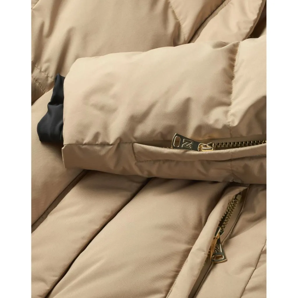 Ski Jassen|Wintersport-NIKKIE Nasher winterjas dames hummus