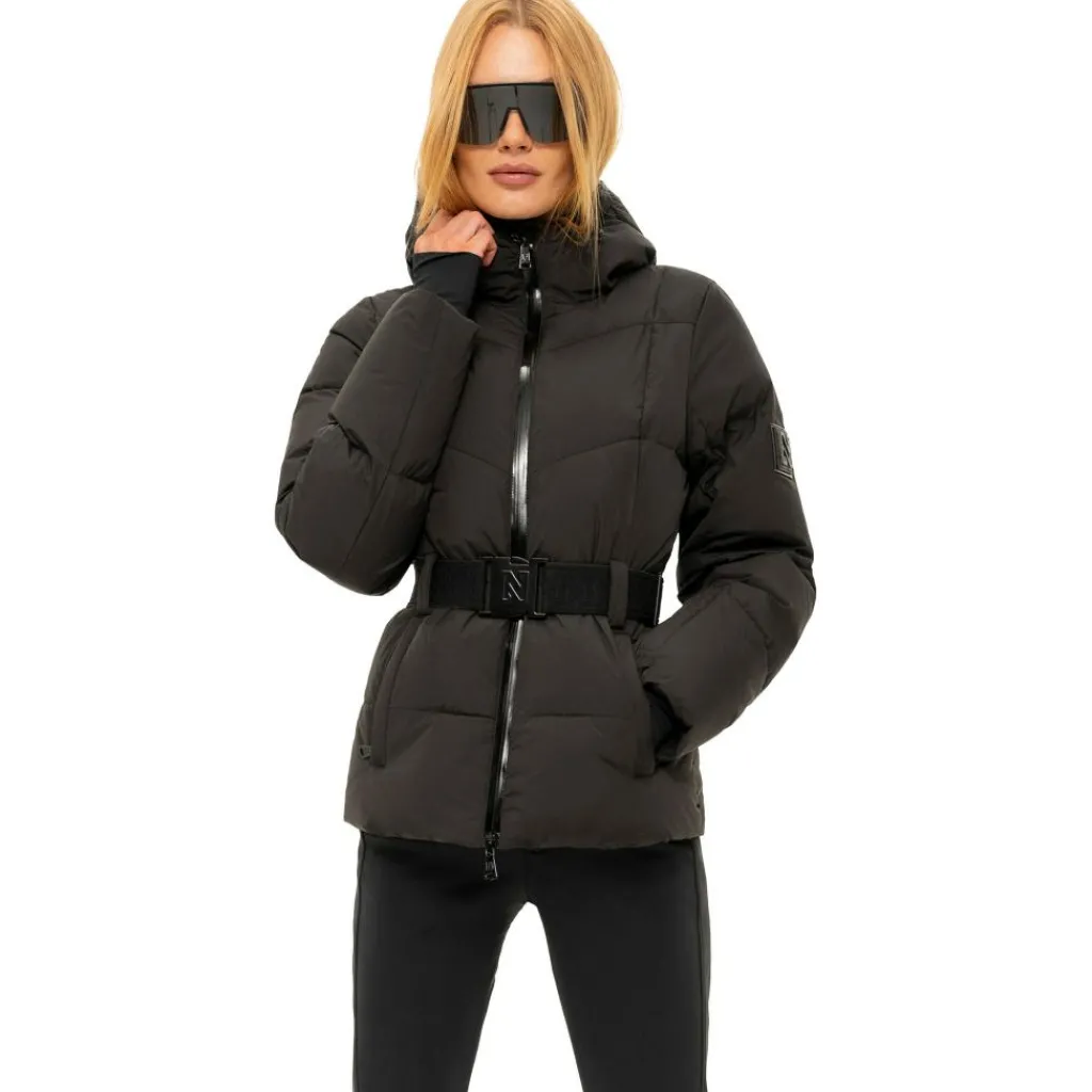 NIKKIE Nateland winterjas dames black< Ski Jassen|Wintersport