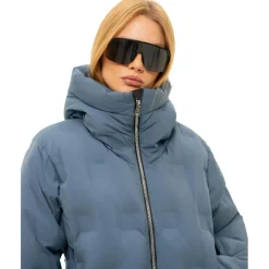 NIKKIE Newport N winterjas dames dusty blue< Ski Jassen|Wintersport