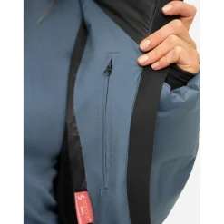 NIKKIE Newport N winterjas dames dusty blue< Ski Jassen|Wintersport