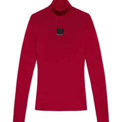 Ski Truien|Wintersport-NIKKIE Noroton Turtleneck sweater dames racing red