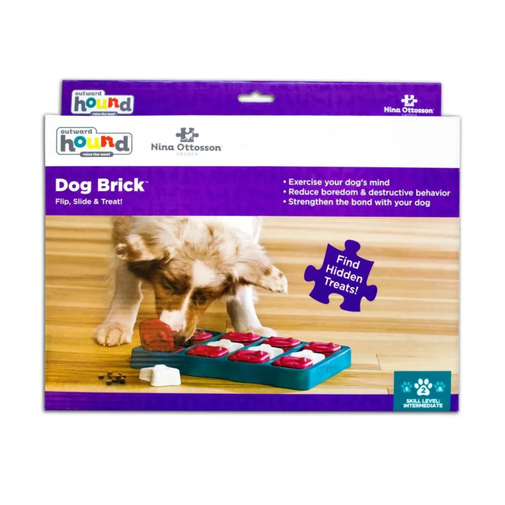 Nina Ottosson Dog Brick Blu hondenspeelgoed< Hondenartikelen