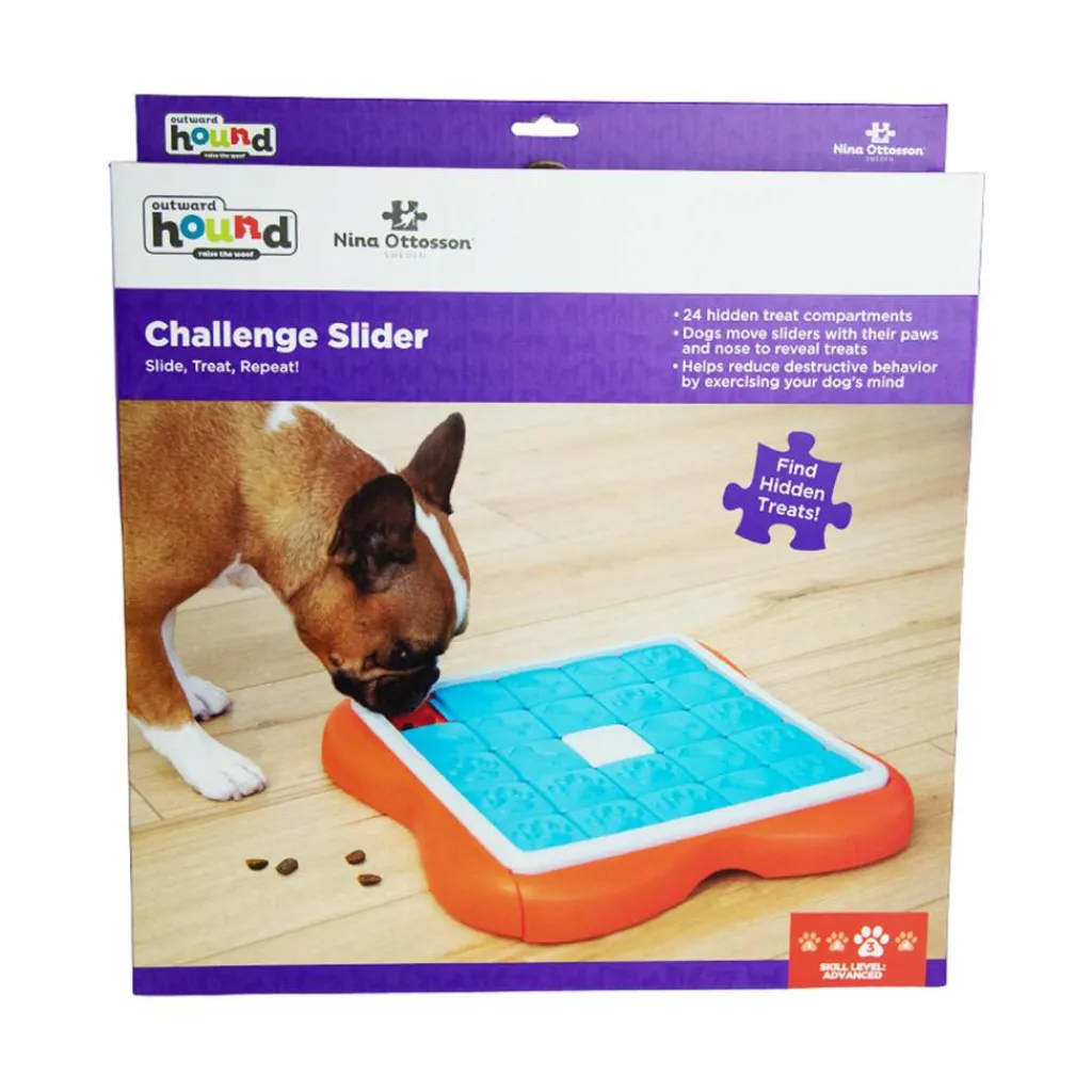 Hondenartikelen-Nina Ottosson Dog Challenge Slider hondenspeelgoed