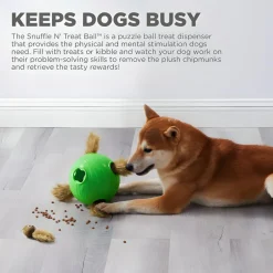 Hondenartikelen-Nina Ottosson Dog Snuffle n'Treat Ball hondenspeelgoed