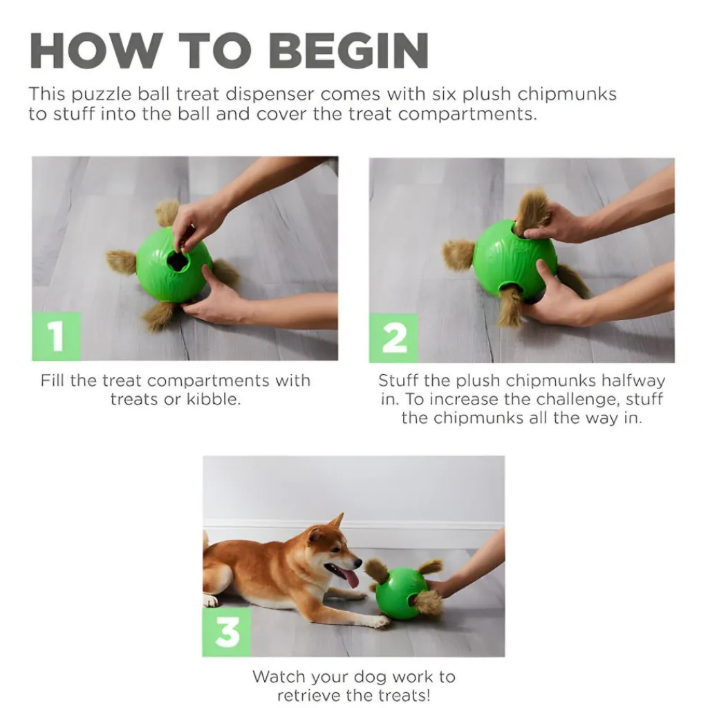 Hondenartikelen-Nina Ottosson Dog Snuffle n'Treat Ball hondenspeelgoed