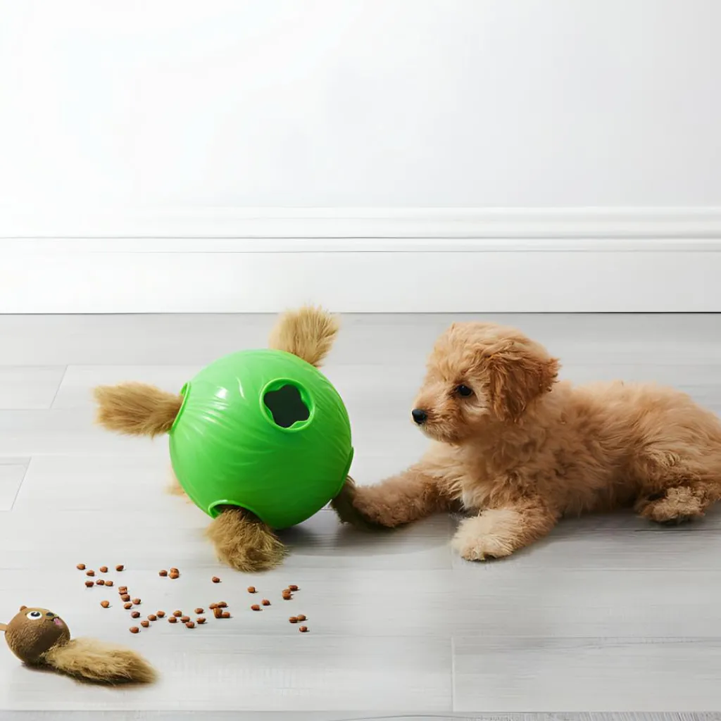 Hondenartikelen-Nina Ottosson Dog Snuffle n'Treat Ball hondenspeelgoed