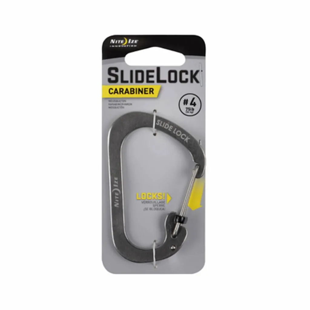 Nite Ize #4 Slidelock karabijnhaak zilver< Overige Accessoires