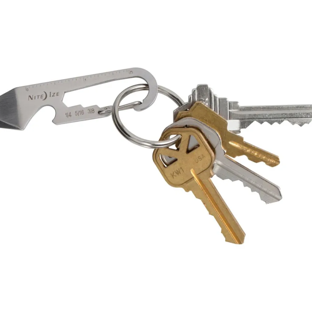 Multitools & Zakmessen-Nite Ize DoohicKey multitool zilver