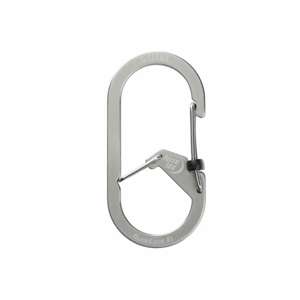 Nite Ize G-Series Slidelock Zilver #3 karabijnhaak< Overige Accessoires