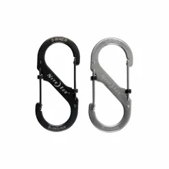 Overige Accessoires-Nite Ize  S-Biner #2 Slidelock Stainless karabijnhaak zilver