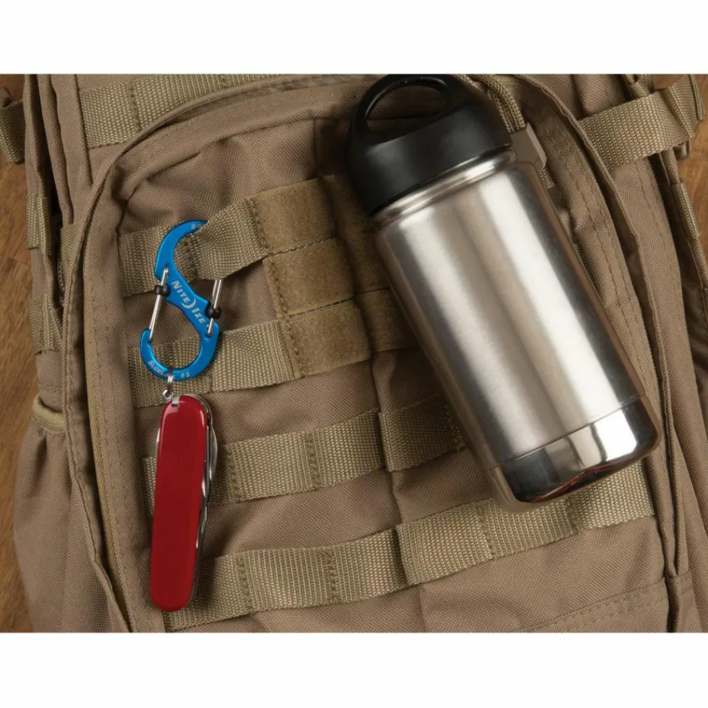 Nite Ize S-Biner #3 Slidelock karabijnhaak aluminium blue< Overige Accessoires