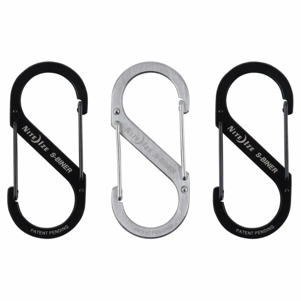 Nite Ize S-Biner Assorti #4 karabijnhaken 3-pack< Overige Accessoires