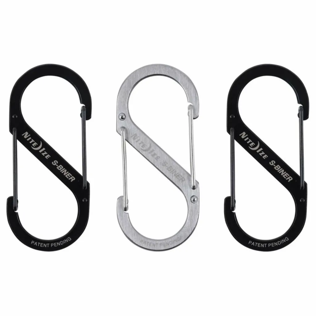 Nite Ize S-Biner Assorti #2 karabijnhaken 3-pack< Overige Accessoires