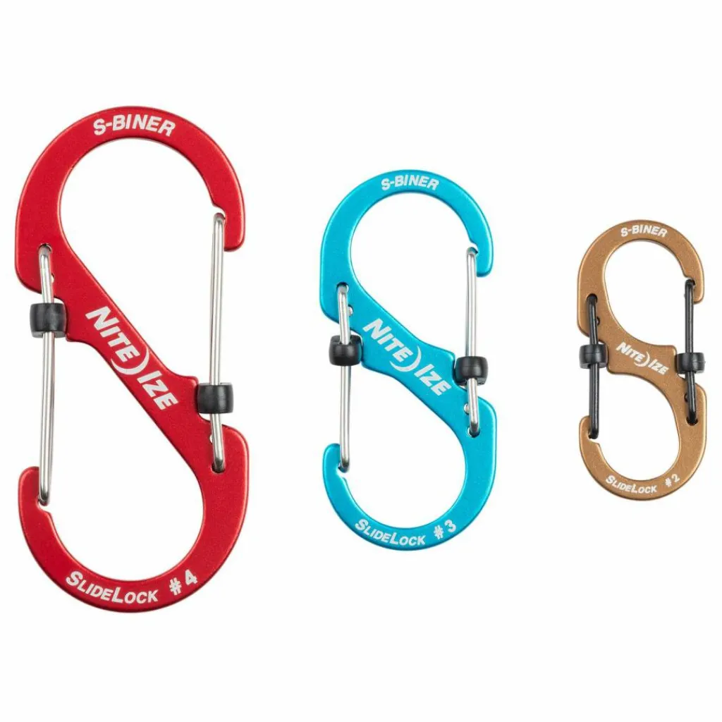 Nite Ize S-Biner Slidelock karabijnhaken 3-pack< Overige Accessoires