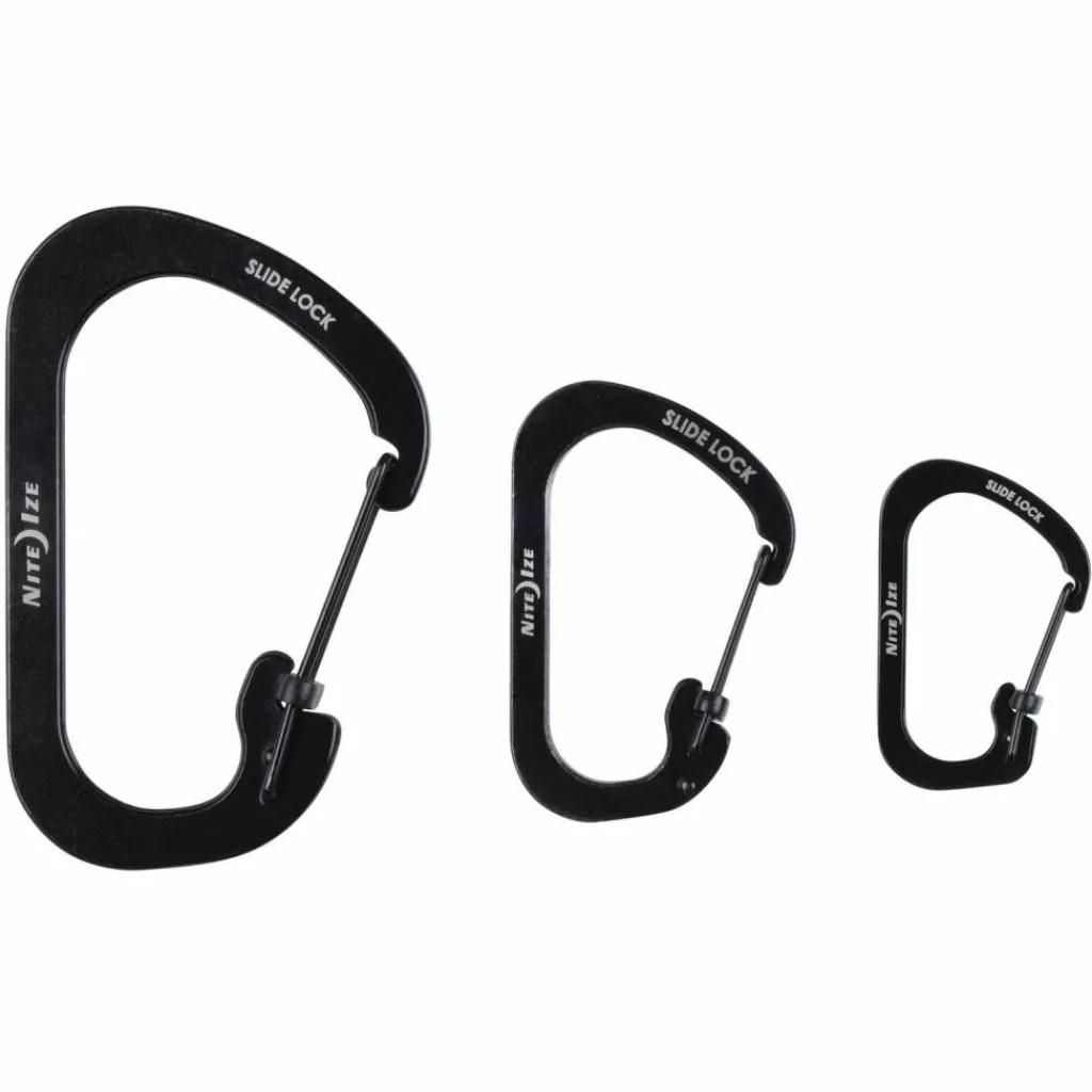 Nite Ize Slidelock #2, #3 en #4 karabijnhaken 3-pack< Overige Accessoires