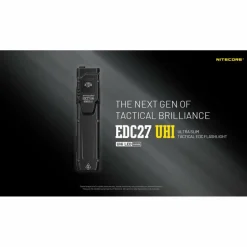 Nitecore EDC27 UHi zaklamp black< Verlichting|Zaklampen