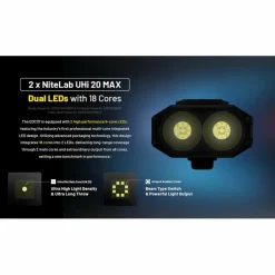 Nitecore EDC37 zaklamp black< Verlichting|Zaklampen