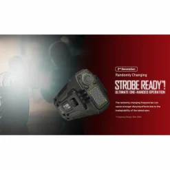 Nitecore EDC37 zaklamp black< Verlichting|Zaklampen