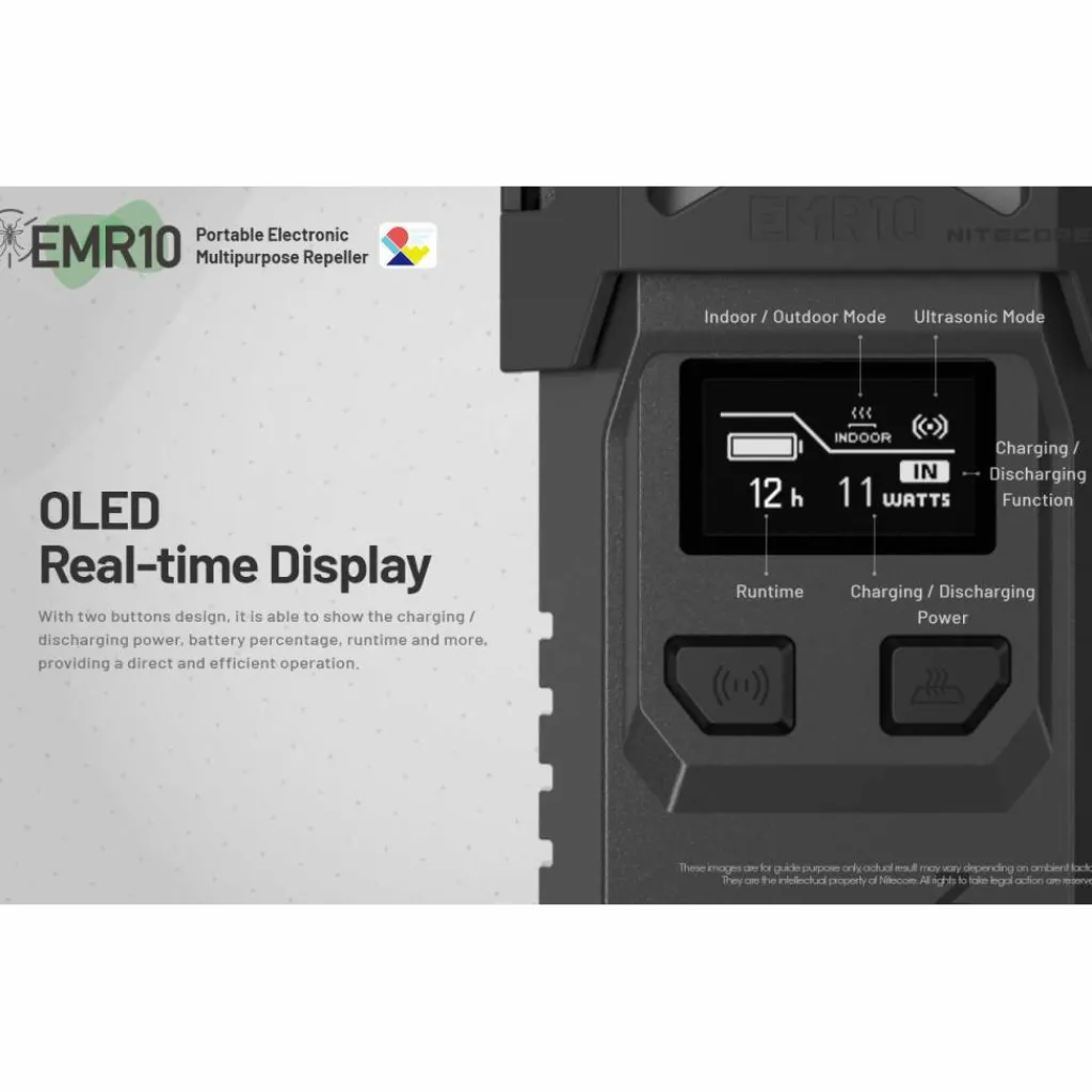 Anti Insecten-Nitecore EMR10 muggenverjager