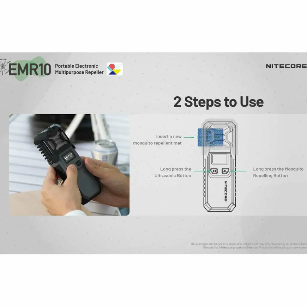 Anti Insecten-Nitecore EMR10 muggenverjager